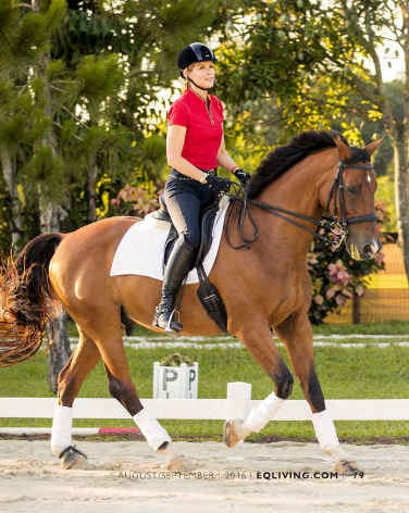 Equestrian Living - Dressage Rider & Makeup Pro Leslie Munsell embraces the concept that less is more.