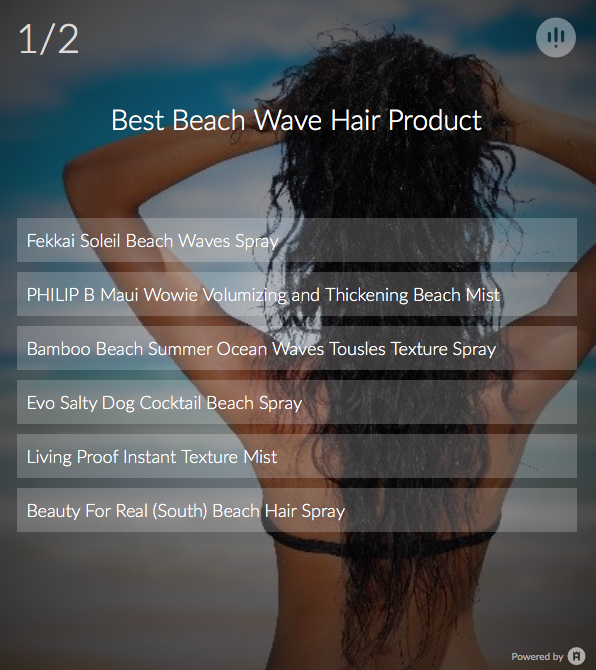 AOL Beauty Award:  Best Texturizing Spray (South Beach) Spray