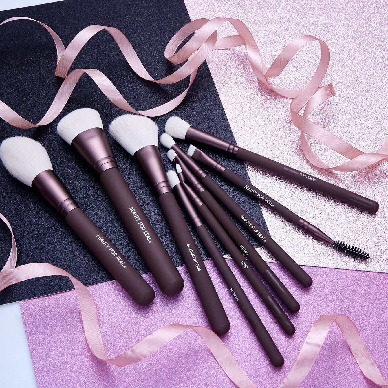 Set of 9 Essential Pro Brushes – Beauty For Real
