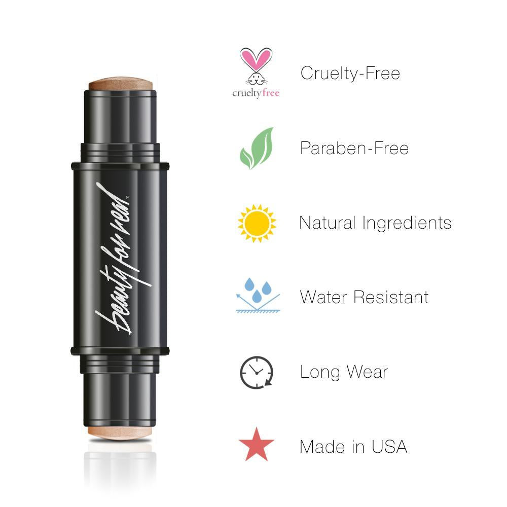 Bronzer and Highlighter Stick